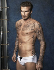David Beckham presenta colección de bañadores para H&M