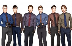hombres con corbata 
