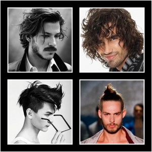 imágenes de peinados para hombre con efecto despeinado 
