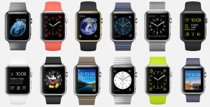 Diferentes modelos de Apple Watch 