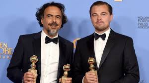Iñárritu y DiCaprio en Los Globos de Oro 