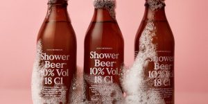 Shower Beer, se inventa la primera cerveza que se bebe bajo la ducha