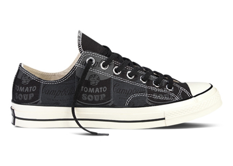 Imagen de zapatillas bajas converse de Andy Warhol