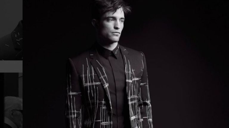 Robert Pattinson imagen de Dior Homme
