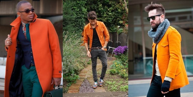 Prendas de Color Naranja para hombre