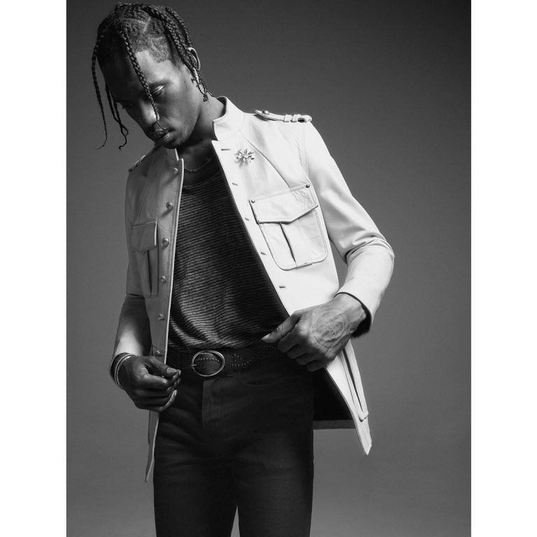 Travis Scott es la nueva imagen de Yves Saint Laurent