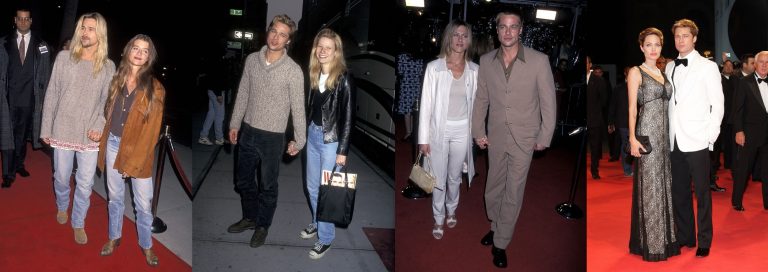 Los diferentes cambios de look de Brad Pitt