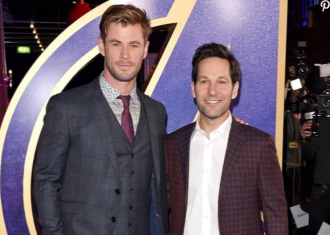 Look Chris Kemsworth y Paul Rudd en la Premiere de Vengadores: Endgame