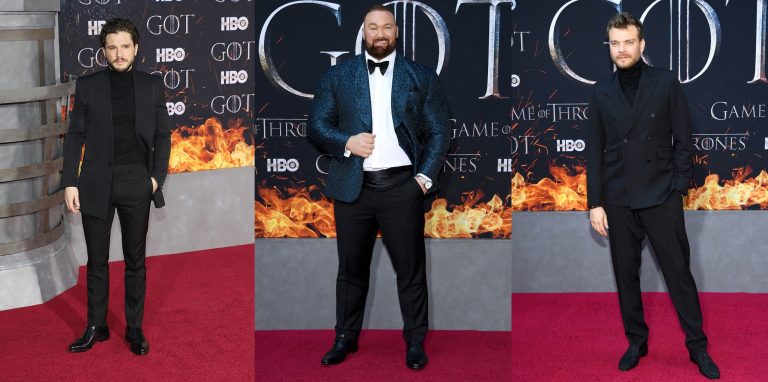 Los mejores looks masculinos del estreno de Juego de Tronos