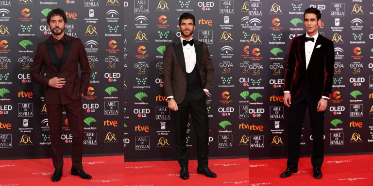 Tendencias en moda masculina de los Premios Goya 2020 Tendencias en moda masculina de los Premios Goya 2020