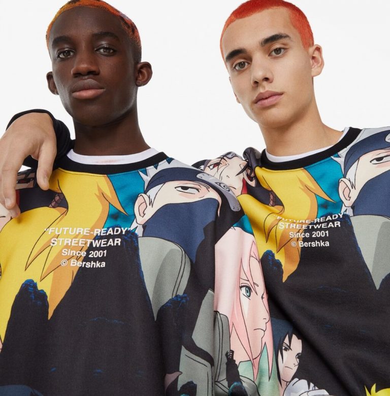 Naruto arrasa en esta colección de Moda Hombre de Bershka