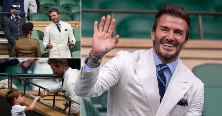 David Beckham triunfa con su americana