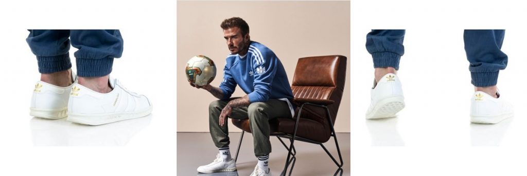 David Beckham ya luce sus Adidas Hamburg